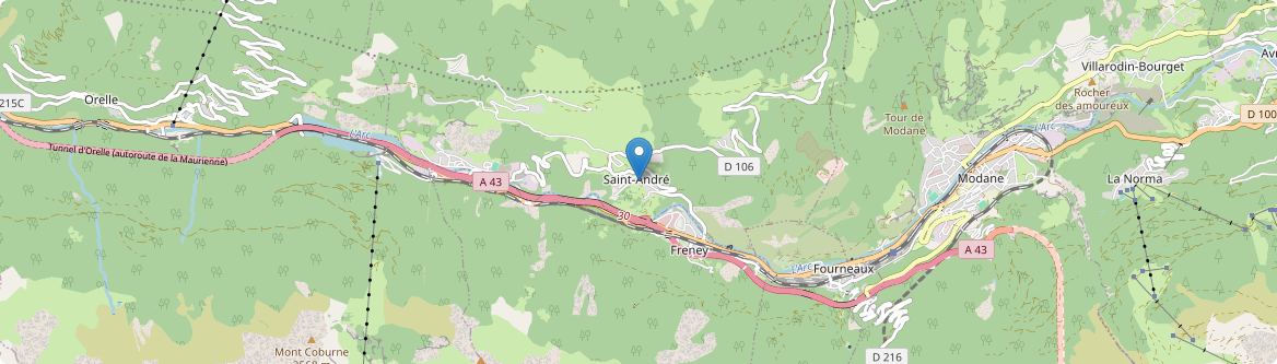 Saint-André - Carte