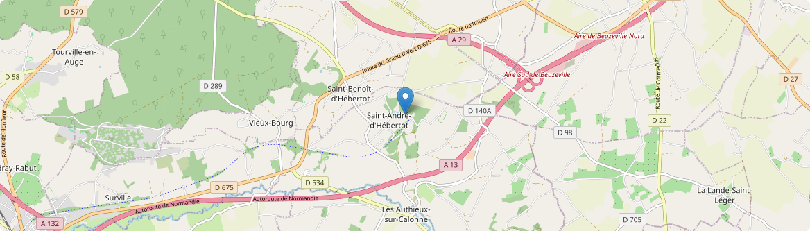 Saint-André-d'Hébertot - Carte