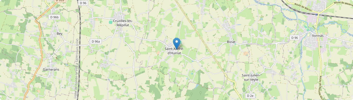 Saint-André-d'Huiriat - Carte
