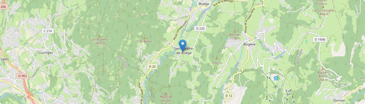Saint-André-de-Boëge - Carte
