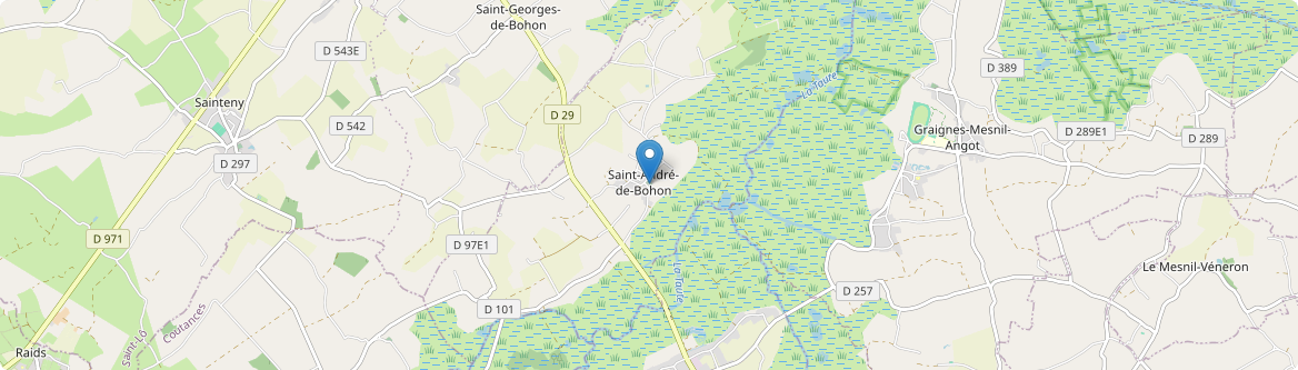 Saint-André-de-Bohon - Carte