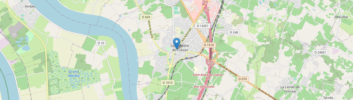 Saint-André-de-Cubzac - Carte