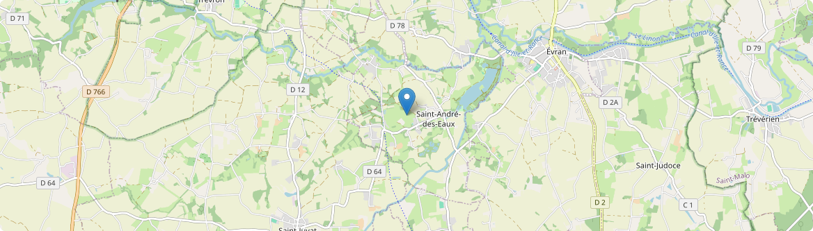 Saint-André-des-Eaux - Carte