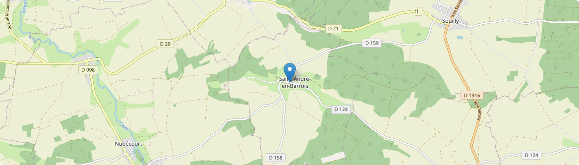 Saint-André-en-Barrois - Carte