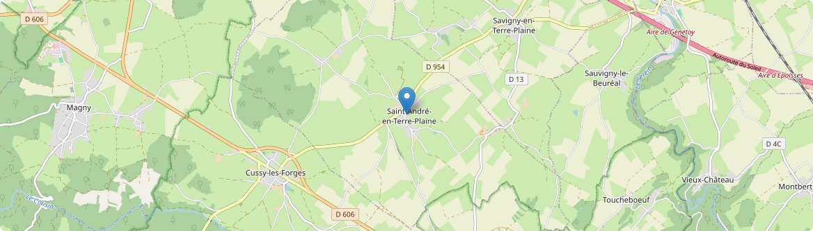 Saint-André-en-Terre-Plaine - Carte