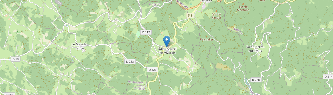Saint-André-en-Vivarais - Carte