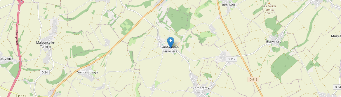 Saint-André-Farivillers - Carte