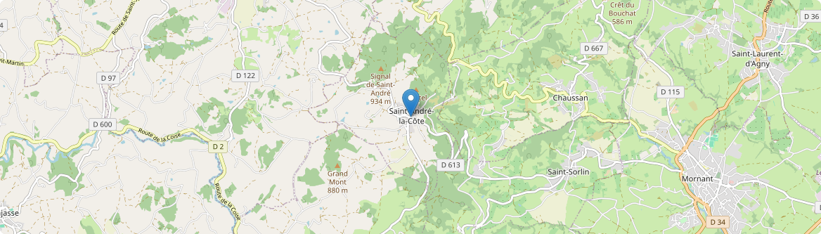 Saint-André-la-Côte - Carte