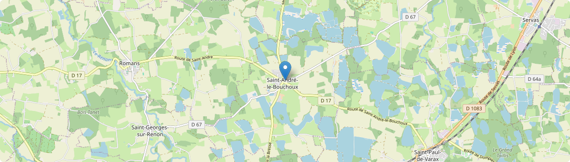 Saint-André-le-Bouchoux - Carte