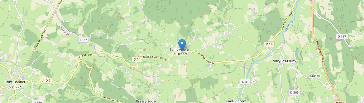 Saint-André-le-Désert - Carte