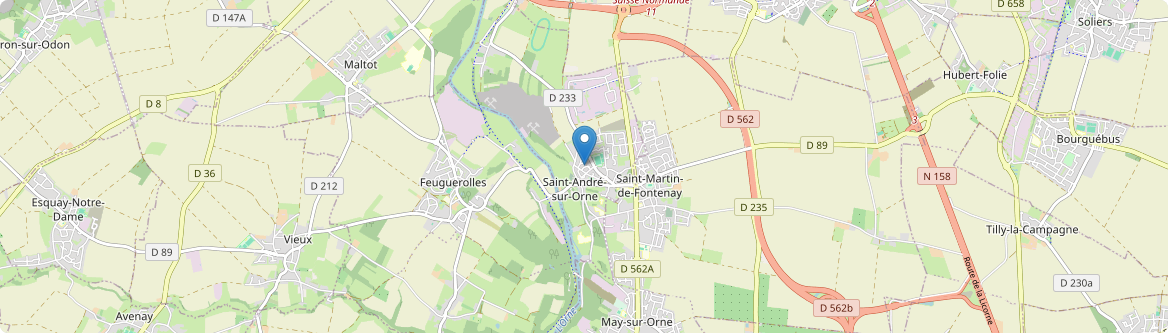 Saint-André-sur-Orne - Carte