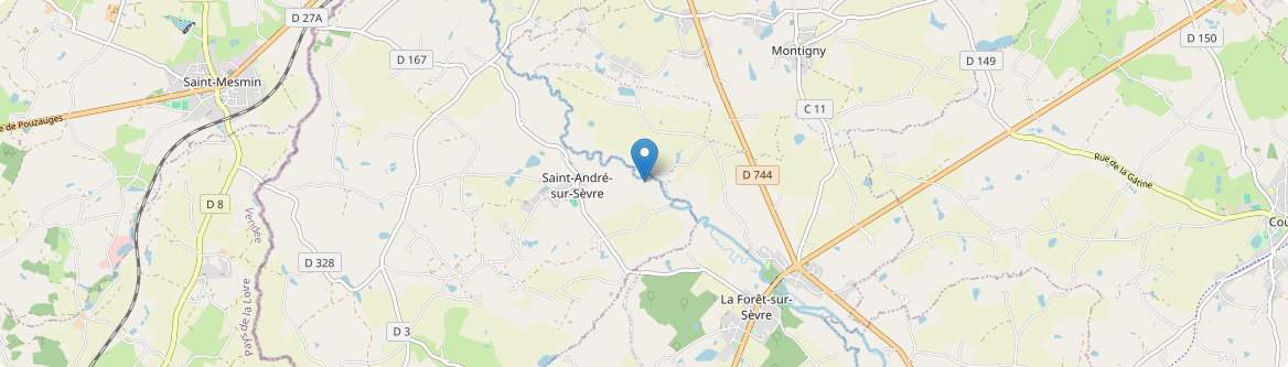 Saint-André-sur-Sèvre - Carte