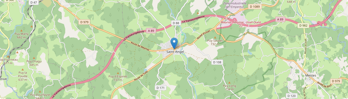 Saint-Angel - Carte
