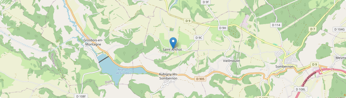 Saint-Anthot - Carte