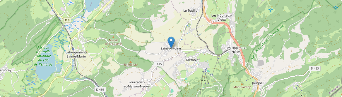 Saint-Antoine - Carte