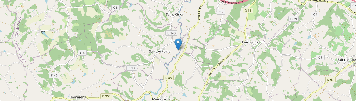 Saint-Antoine - Carte