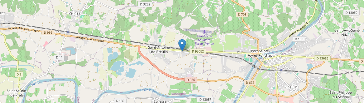 Saint-Antoine-de-Breuilh - Carte
