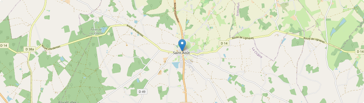 Saint-Août - Carte