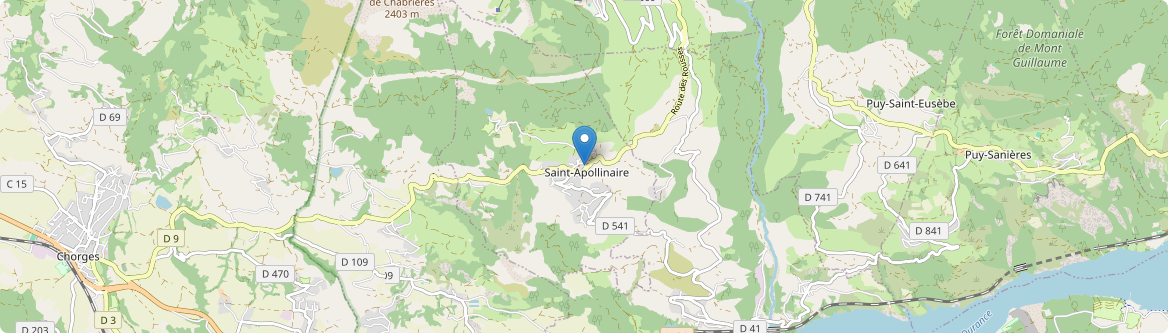 Saint-Apollinaire - Carte