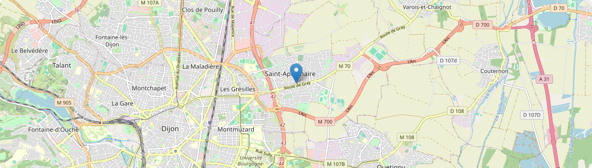 Saint-Apollinaire - Carte