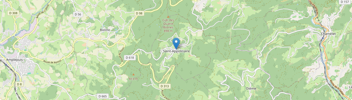 Saint-Appolinaire - Carte