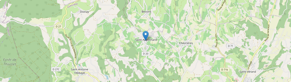 Saint-Appolinard - Carte