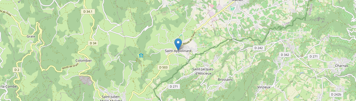 Saint-Appolinard - Carte
