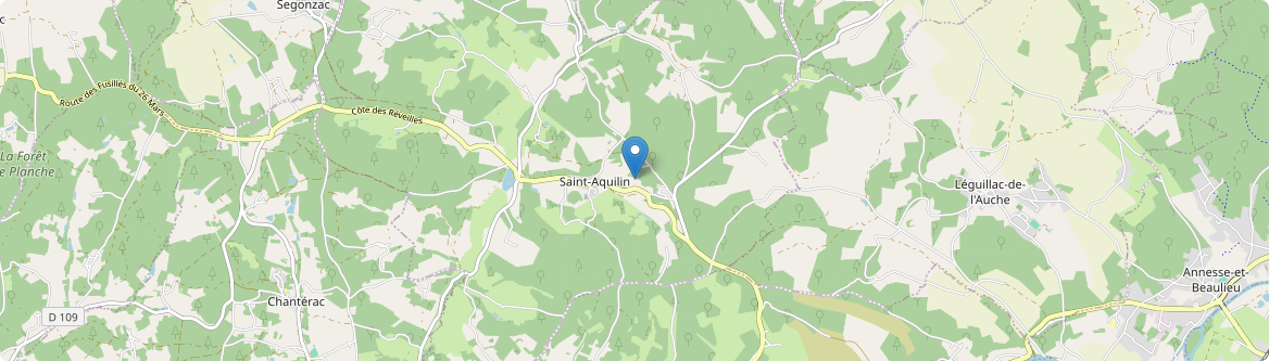 Saint-Aquilin - Carte