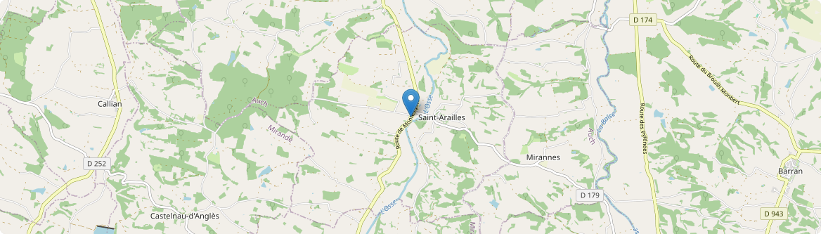 Saint-Arailles - Carte