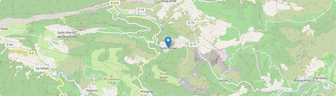 Saint-Arnac - Carte