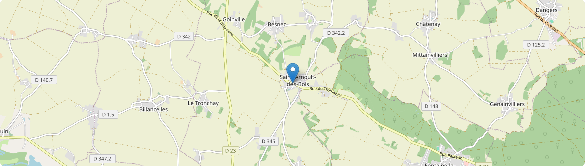 Saint-Arnoult-des-Bois - Carte