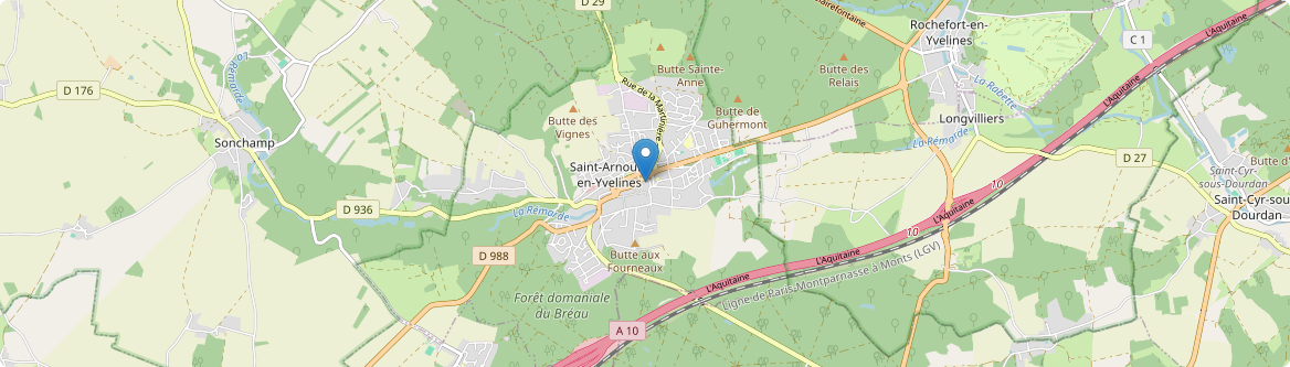 Saint-Arnoult-en-Yvelines - Carte