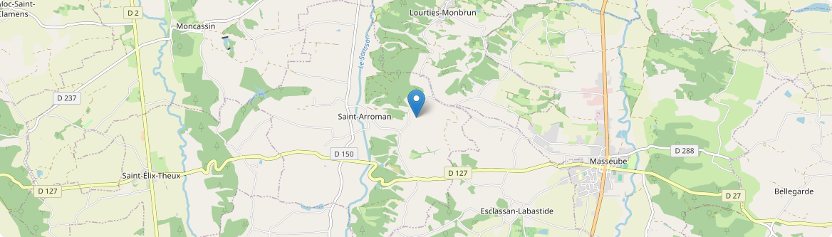 Saint-Arroman - Carte