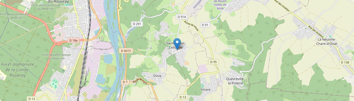 Saint-Aubin-Celloville - Carte