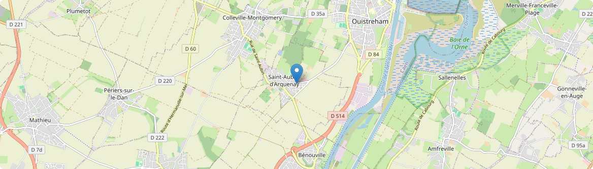 Saint-Aubin-d'Arquenay - Carte