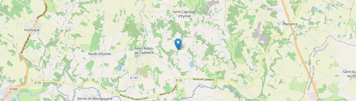 Saint-Aubin-de-Cadelech - Carte