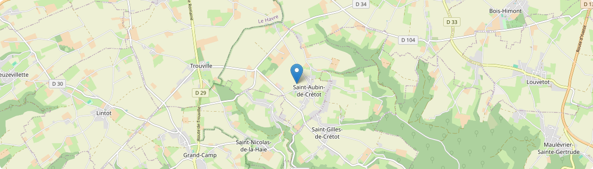 Saint-Aubin-de-Crétot - Carte