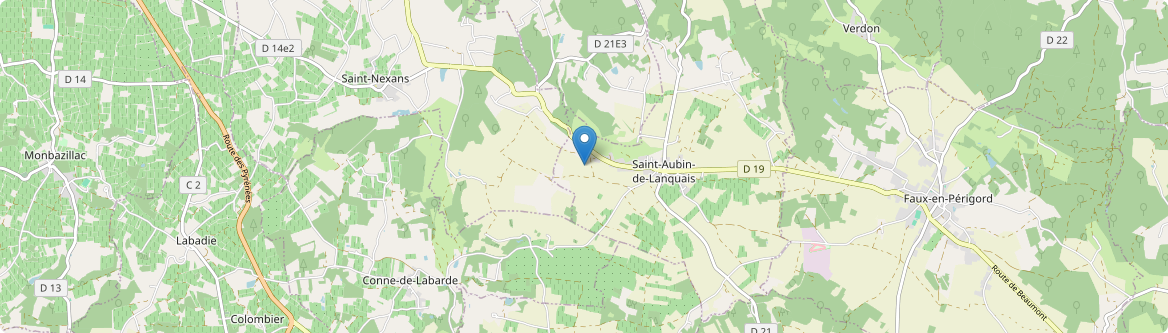 Saint-Aubin-de-Lanquais - Carte