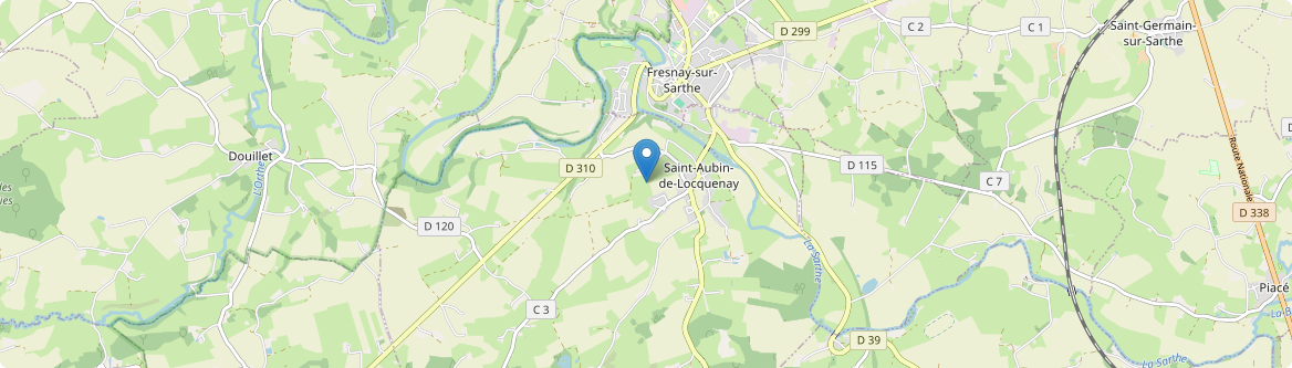 Saint-Aubin-de-Locquenay - Carte