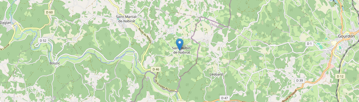 Saint-Aubin-de-Nabirat - Carte