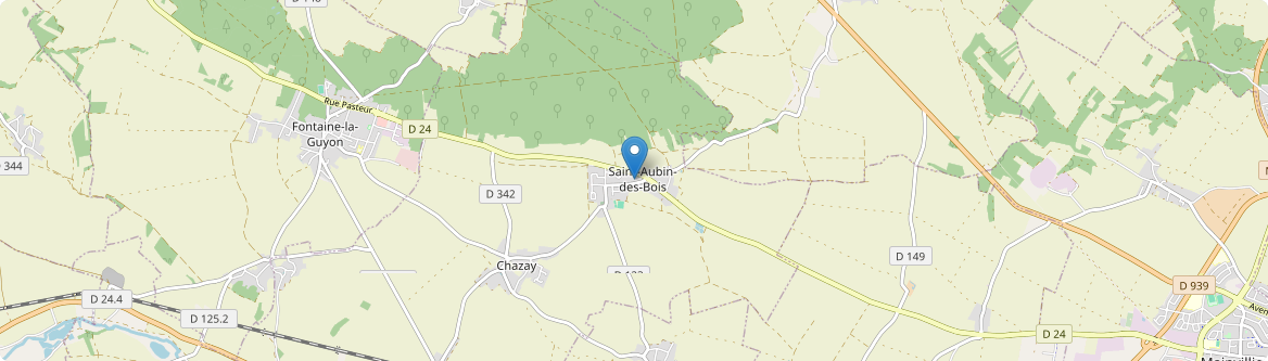 Saint-Aubin-des-Bois - Carte
