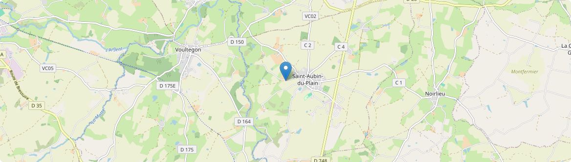 Saint-Aubin-du-Plain - Carte