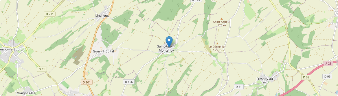 Saint-Aubin-Montenoy - Carte