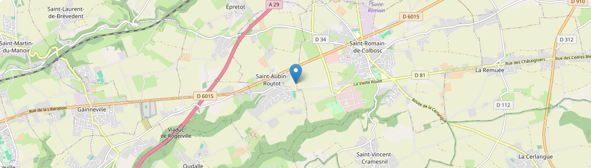 Saint-Aubin-Routot - Carte