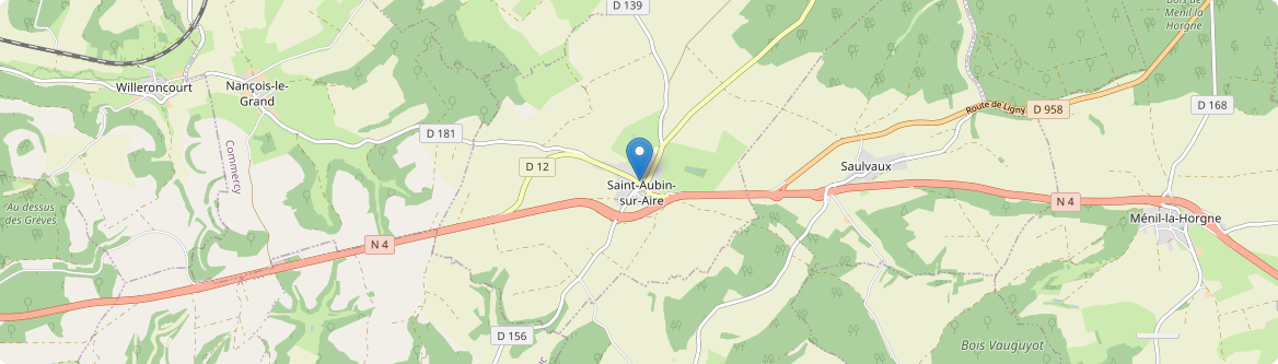 Saint-Aubin-sur-Aire - Carte