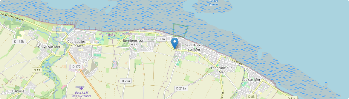 Saint-Aubin-sur-Mer - Carte