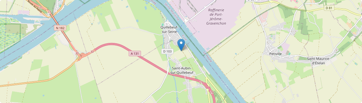 Saint-Aubin-sur-Quillebeuf - Carte