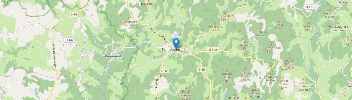 Saint-Augustin - Carte