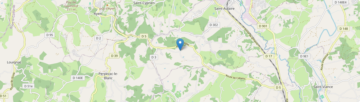 Saint-Aulaire - Carte