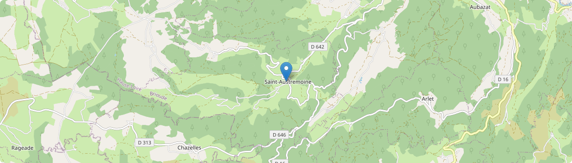 Saint-Austremoine - Carte